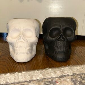 Ceramic Skull Containers/ Planters